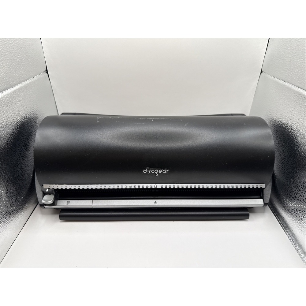 DiscGear Selector 100 CD DVD Blu-Ray Storage Carousel Organizer w/ Clear Index